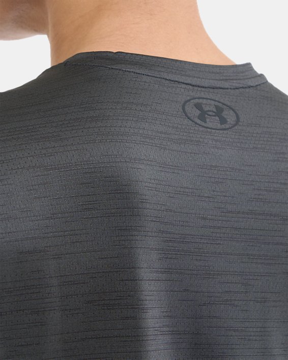 Men's UA Tech™ Vent Short Sleeve in Black image number 6